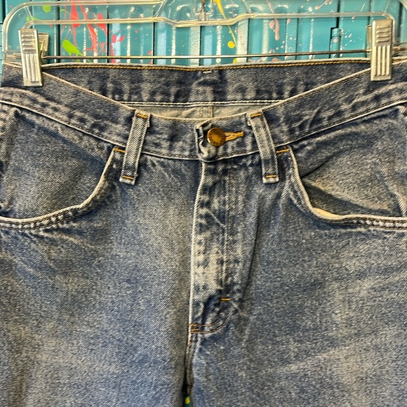 😎Distressed Rustler jeans 29/30 (vintage) M317 - Picture 6 of 12